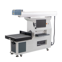 Tamaño de gran formato 600x600mm tubo de vidrio CO2 100W Galvo cortador láser marcador grabador para película reflectante
